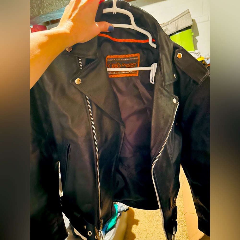 Men’s Daniel Smart Leather Motorcycle Jacket
